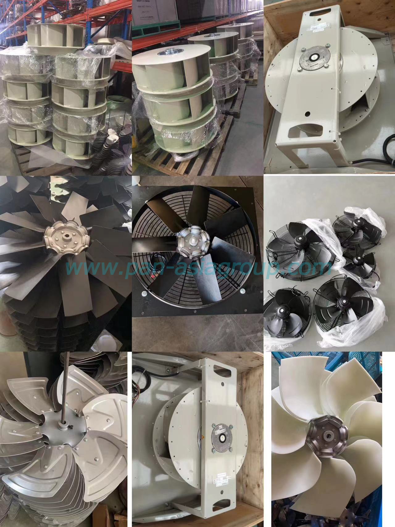 Fans for air compressor